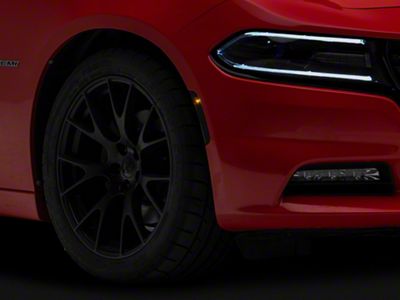 SEC10 Front Marker Light Tint; Smoked (11-23 Charger)