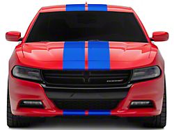 SEC10 Full Length Stripes; Blue; 10-Inch (06-23 Charger)