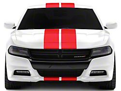 SEC10 Full Length Stripes; Red; 10-Inch (06-23 Charger)