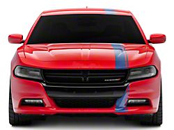 SEC10 Narrow Pin Stripe Full Length Stripes; Blue (06-23 Charger)