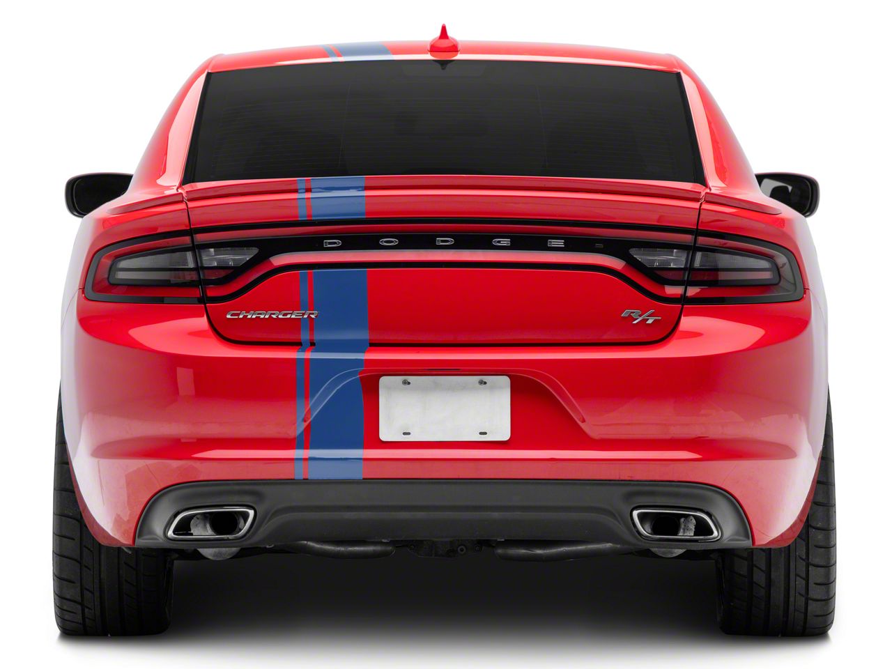 ロンページ SEC10 Charger Narrow Pin Stripe Full Length Stripes; White