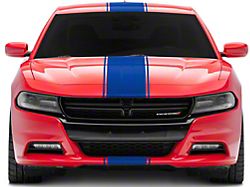 SEC10 Pin Striped Full Length Stripes; Blue (06-23 Charger)