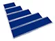 SEC10 Pin Striped Full Length Stripes; Blue (06-23 Charger)