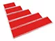 SEC10 Pin Striped Full Length Stripes; Red (06-23 Charger)
