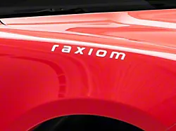 SEC10 Raxiom Hood Decal; White (Universal; Some Adaptation May Be Required)