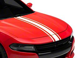 SEC10 Universal Hood Stripes; White (Universal; Some Adaptation May Be Required)