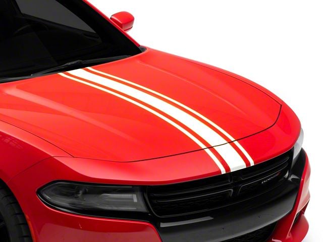 SEC10 Universal Hood Stripes; White (Universal; Some Adaptation May Be Required)