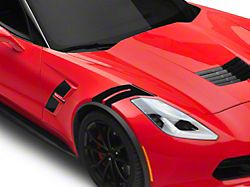 SEC10 Hash Marks; Gloss Black (14-19 Corvette C7)
