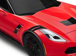SEC10 Hash Marks; Matte Black (14-19 Corvette C7)