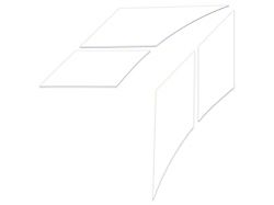 SEC10 Hash Marks; White (05-13 Corvette C6)