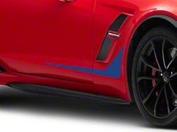 SEC10 Side Accent Decals; Blue (14-19 Corvette C7)