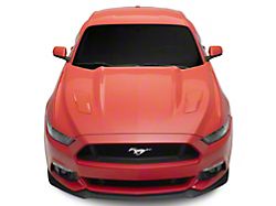Hood Paint Protection Film; Full (15-17 Mustang V6)