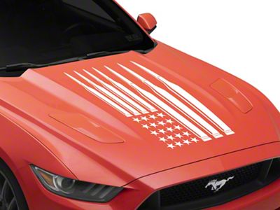 SEC10 Ammo Flag Hood Decal; White (Universal; Some Adaptation May Be Required)