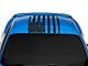 SEC10 Distressed Flag Roof Panel Decal; Gloss Black (15-23 Mustang Fastback)