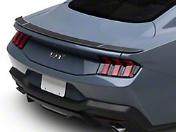 SEC10 Factory Blade Rear Spoiler Accent Decal; Carbon Black (15-25 Mustang Fastback)