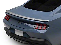 SEC10 Factory Blade Rear Spoiler Accent Decal; Silver (15-25 Mustang Fastback)