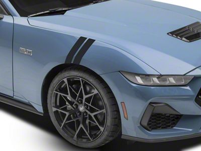 SEC10 Hash Marks; Gloss Black (24-25 Mustang)