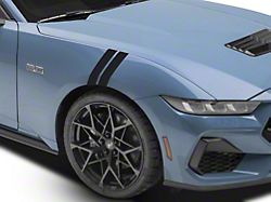 SEC10 Hash Marks; Matte Black (24-26 Mustang)