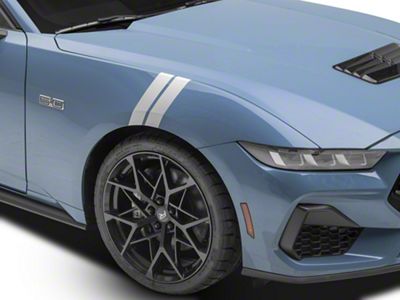 SEC10 Hash Marks; Silver (24-25 Mustang)