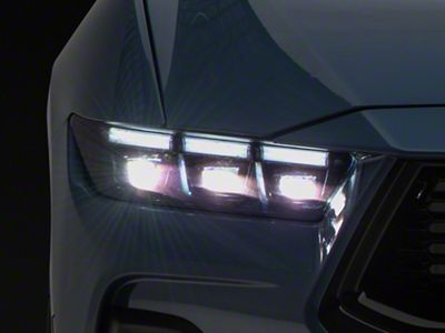 SEC10 Headlight Tint; Smoked (24-25 Mustang)