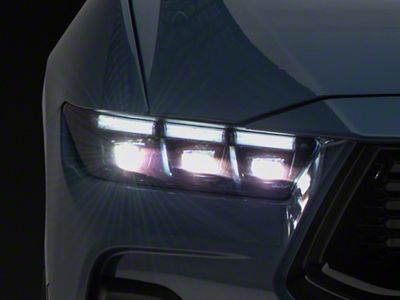 SEC10 Headlight Tint; Smoked (2024 Mustang)