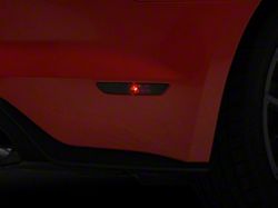 SEC10 Honeycomb Quarter Marker Light Tint; Smoked (15-23 Mustang)