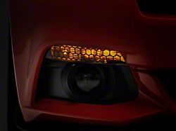 SEC10 Honeycomb Turn Signal Light Tint; Smoked (15-17 Mustang)