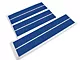SEC10 Lemans Stripes; Blue; 10-Inch (2024 Mustang)