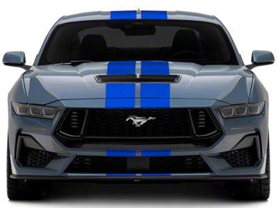 SEC10 Lemans Stripes; Blue; 8-Inch (2024 Mustang)