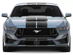 SEC10 Lemans Stripes; Gloss Black; 10-Inch (2024 Mustang)