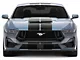 SEC10 Lemans Stripes; Gloss Black; 10-Inch (2024 Mustang)