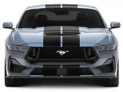 SEC10 Lemans Stripes; Matte Black; 10-Inch (24-26 Mustang)
