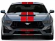 SEC10 Lemans Stripes; Red; 8-Inch (2024 Mustang)