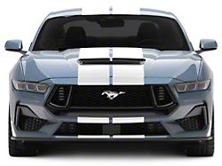 SEC10 Lemans Stripes; White; 10-Inch (24-26 Mustang)