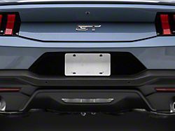 SEC10 License Plate Area Decal; Gloss Black (24-25 Mustang)