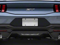SEC10 License Plate Area Decal; Matte Black (24-25 Mustang)