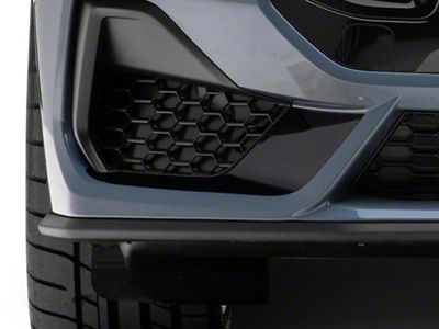 SEC10 Lower Bumper Accent Decal; Gloss Black (24-25 Mustang, Excluding Dark Horse)
