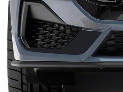 SEC10 Lower Bumper Accent Decal; Matte Black (24-25 Mustang, Excluding Dark Horse)