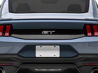 SEC10 Lower Decklid Panel Decal; Gloss Black (24-25 Mustang)