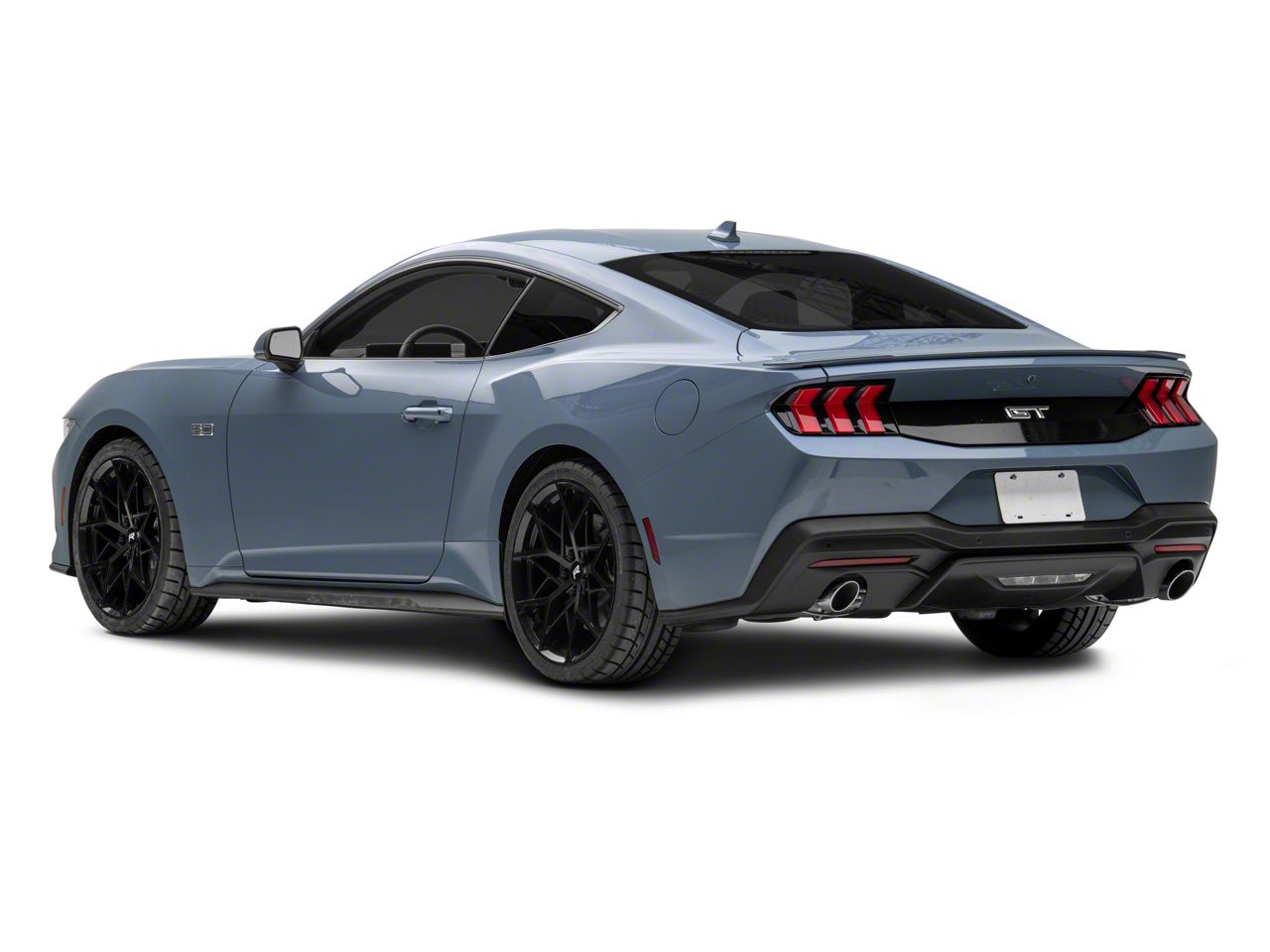 シール エンボス スリッポン スライド SEC10 Mustang Lower Decklid Panel Decal; Gloss Black 438517