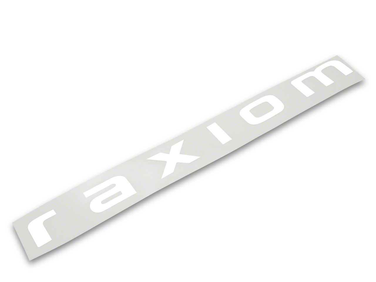 SEC10 Mustang Raxiom Windshield Decal; White 431189 (Universal