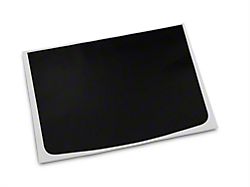 SEC10 Rear Decklid Accent Decal; Gloss Black (24-25 Mustang)