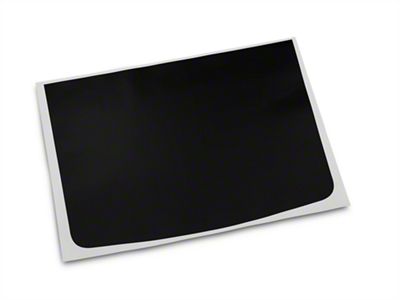 SEC10 Rear Decklid Accent Decal; Gloss Black (24-25 Mustang)