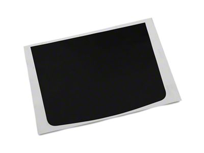 SEC10 Rear Decklid Accent Decal; Matte Black (24-25 Mustang)