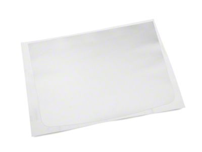 SEC10 Rear Decklid Accent Decal; Silver (24-25 Mustang)