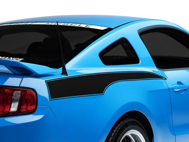 SEC10 Mustang Rear Side Stripe Decal 484886 (10-14 Mustang) - Free Shipping