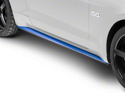 SEC10 Rocker Stripes; Blue Carbon (15-23 Mustang)