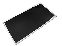 SEC10 Roof Panel Decal without Roof Antenna Cutout; Gloss Black (2024 Mustang Fastback)