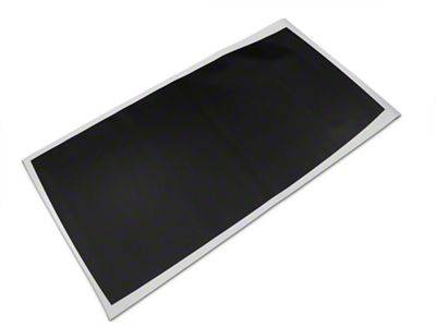 SEC10 Roof Panel Decal without Roof Antenna Cutout; Gloss Black (24-25 Mustang Fastback)