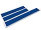 SEC10 Pin Striped Full Length Stripes; Blue (2024 Mustang)
